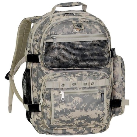 Everest An oversize backpack for heavier loads, Extra large main compartment, One front zippered org DC3045R-DCAMO